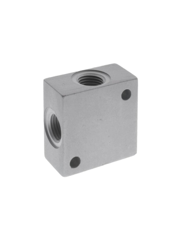 Distribuidor 4 tomas 1/8 en aluminio - Aignep|adajusa