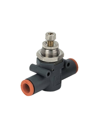 6mm tube-tube unidirectional flow Regulator - Metal Work