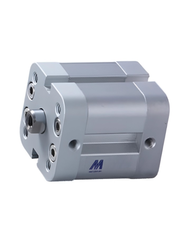 Compact pneumatic cylinder 20x25mm double acting rod INOX ISO 21287 - Mindman