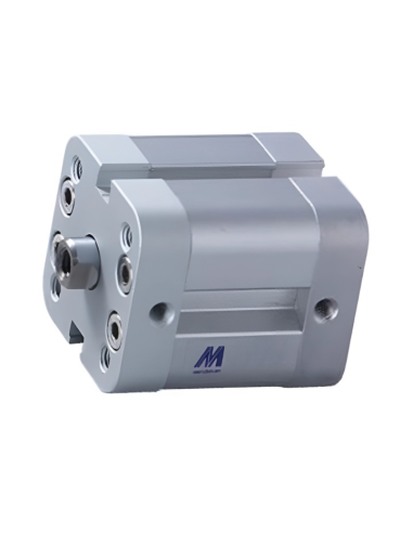 Compact pneumatic cylinder 25x10mm double acting ISO 21287 - Mindman