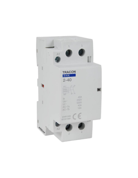 Contactor modular 63A 2Polos abiertos 230Vac - Tracon|ADAJUSA