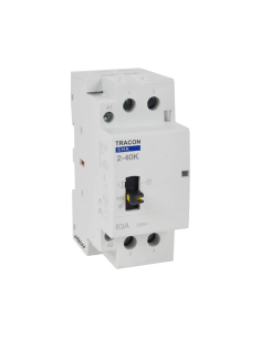 Modular contactor 2 Poles 230V with manual control SHK2-63K | ADAJUSA | price
