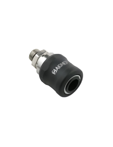 Male safety quick connector 3/8 European profile – Aignep