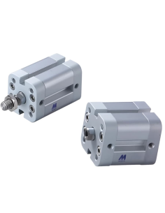 Pneumatic cylinder diameter 80mm stroke 100mm compact ISO 21287 Mindman | ADAJUSA | price