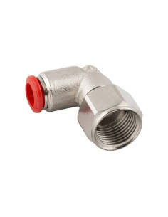 Racor codo orientable cilíndrico hembra 1/2  tubo 12mm Serie 50000 - Aignep|adajusa