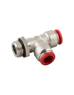 Racor T orientable con rosca lateral 1/4 tubo 8 Serie 50000 - Aignep | Adajusa