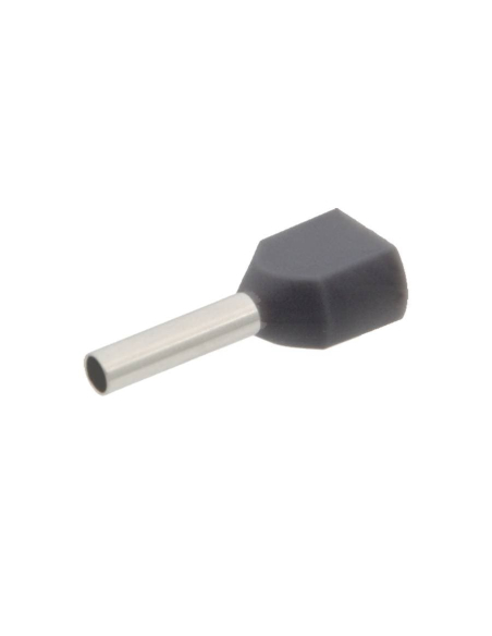 Double pre-insulated ferrule (10 units), insulated hollow ferrule for 4mm cable | ADAJUSA | price