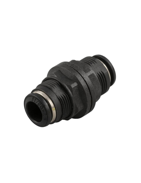 Racor recto intermedio pasamuros diámetro 8mm Serie 55000 - Aignep | Adajusa
