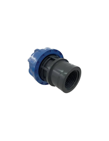 Straight aluminum female Elbow union 1 1/2 tube 50mm - Sicomat