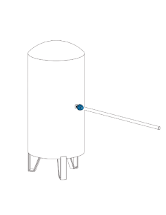 Racor de unión recto aluminio macho 2 tubo 63mm - Sicomat|adajusa 2
