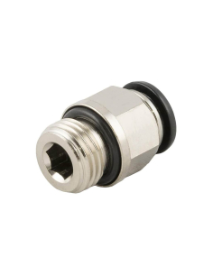 Automatic straight fitting 1/4 pipe 8mm Series 55000 - Aignep| ADAJUSA