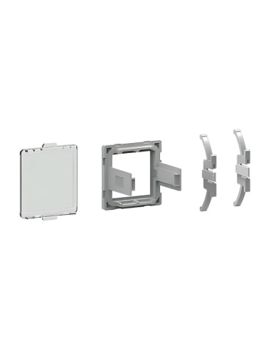 Transpanel mounting bracket for pressure switch and vacuum switch with panel adapter - Aignep