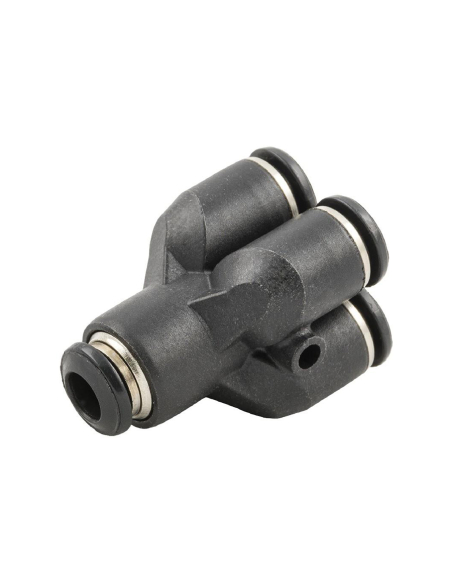 Racor doble Y  entrada diámetro 8mm y salida 6mm Serie 55000 - Aignep |Adajusa