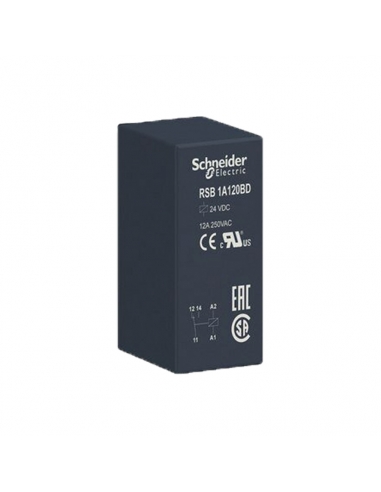 Relé de interfaz 1  contacto ,12A 12Vdc SCHNEIDER | Adajusa