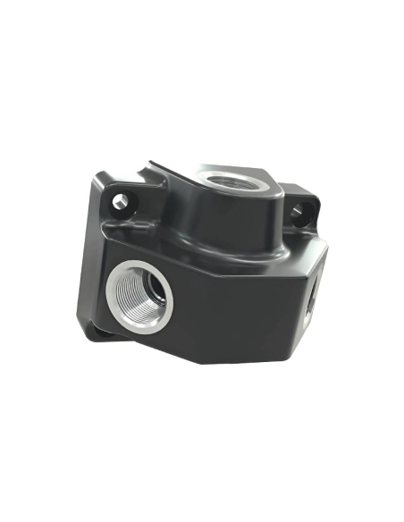 Repartidor poliamida y aluminio 2 salidas entrada hembra 3/4 - Sicomat|adajusa
