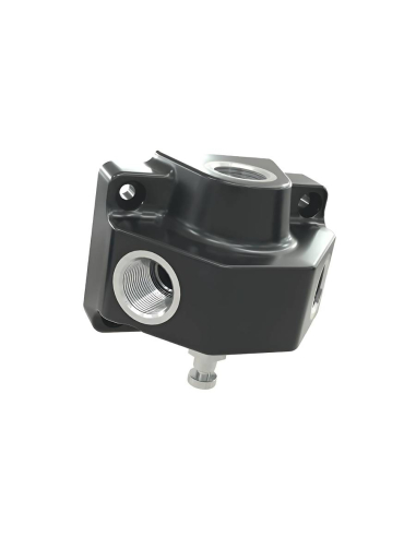 Polyamide and aluminum distributor 2 outlets 3/4 female input with condensate drain - Sicomat