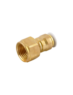 Racor recto hembra 1/8 tubo 6mm uso alimentario y agua potable Serie 59000 FOOD - Aignep|adajusa