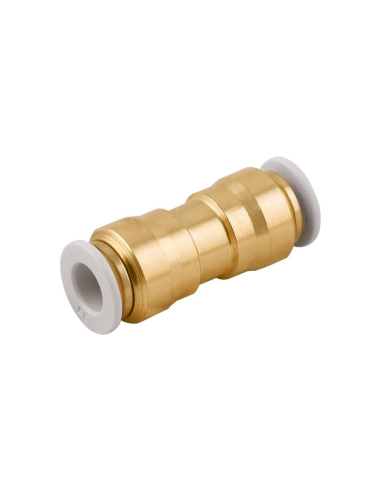 Straight intermediate tube fitting 8mm for food and drinking water use Series 59000 FOOD - Aignep