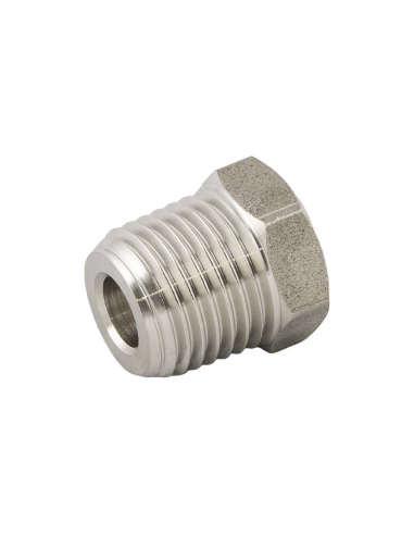 Reduction 1/2 to 1/4 conical male - female INOX Series 62000 - Aignep
