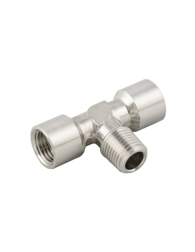 T fitting male central thread 3/8 INOX Series 62000 - Aignep