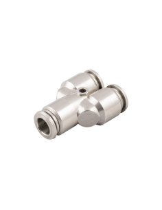 Y-intermediate tube fitting 8mm INOX Series 60000 - Aignep | ADAJUSA