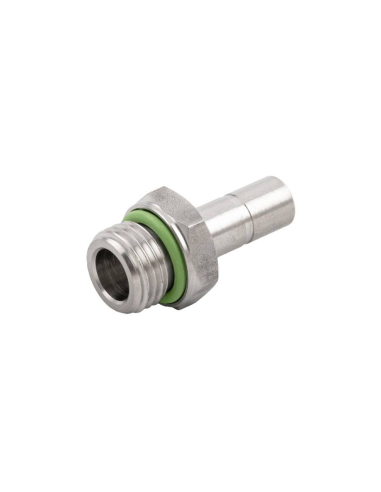 Cylindrical male adapter 3/8 tube 10mm INOX Series 60000 - Aignep