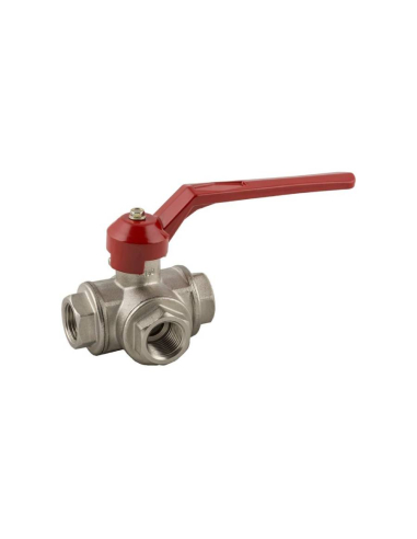 3/8 female 3 way type L cut-off valve - Aignep