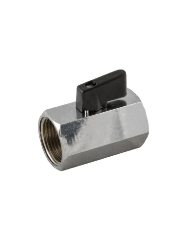 Válvula de corte mini 1/4 hembra de 2 vías - Aignep|adajusa