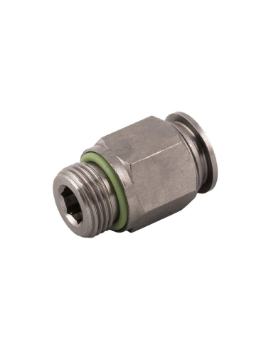 Straight fitting 1/8 tube 6mm food use Series 70000 FOOD GRADE - Aignep