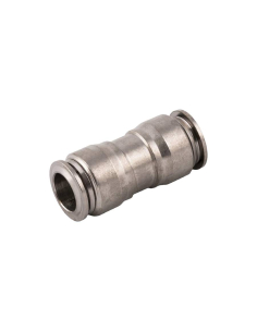 Straight intermediate tube fitting 12mm for food use Series 70000 FOOD GRADE - Aignep | ADAJUSA