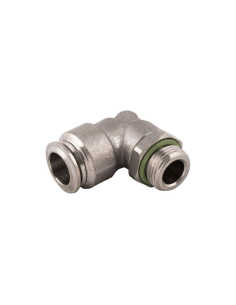 Racor codo orientable cilíndrico macho 3/8 tubo 10mm uso alimentario Serie 70000 FOOD GRADE - Aignep | Adajusa