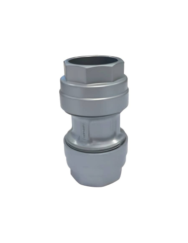 Straight aluminum Elbow union diameter 50mm aluminum - Aignep