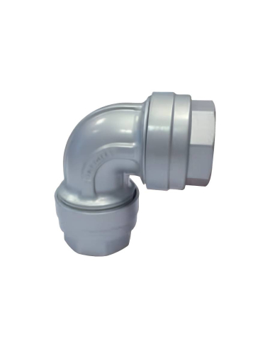 Aluminum elbow Elbow union diameter 50mm - Aignep