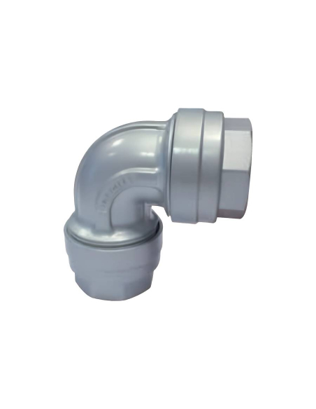 Racor de unión codo aluminio diámetro 50mm AIGNEP | Adajusa