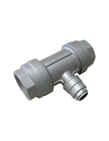 Racor para bajante en T aluminio diámetro 50mm bajante 20mm - Aignep | Adajusa