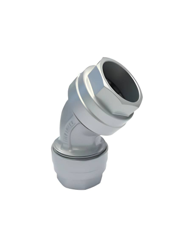 Aluminum 45º elbow Elbow union diameter 63mm - Aignep