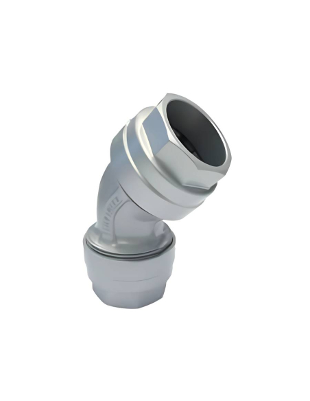 Aluminum 45º elbow Elbow union diameter 63mm Aignep | ADAJUSA | price