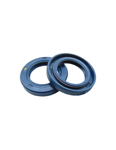 Radial seal 9x18x4 double lip TC NBR Blue