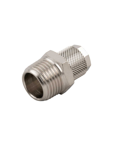 Straight male conical fitting 1/8 tube 4/2.7 Series 1000 - Aignep