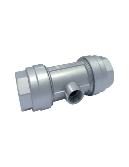 Racor para bajante en T diámetro aluminio 50mm  hembra 3/4 AIGNEP | Adajusa