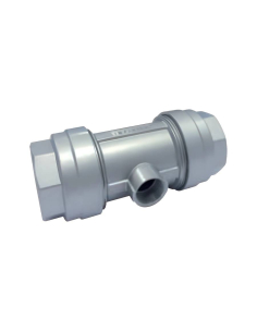 Racor para bajante en T diámetro aluminio 63mm  hembra 3/4 AIGNEP | Adajusa