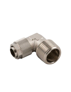M12X1 male elbow fitting for 6/4 Series 1000 tube - Aignep | ADAJUSA