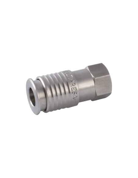 Female quick connector 1/4 INOX universal series - Aignep | ADAJUSA