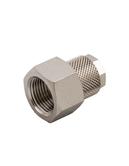 Straight female threaded fitting 3/8 6/4 tube Series 1000 - Aignep | ADAJUSA