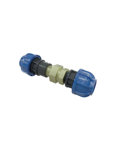 Racor recto con empalme 3 piezas 2" diámetro 63mm - Sicomat| Adajusa