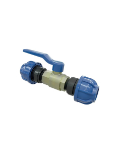 Válvula de esfera 2 1/2 a 2 vías tubo-tubo 63mm - Sicomat | Adajusa