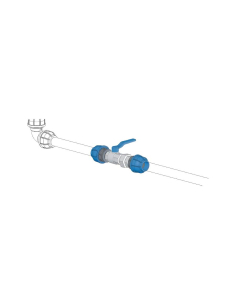 1" ball valve with straight fitting 3 pieces 25mm tube Sicomat | ADAJUSA | price 2
