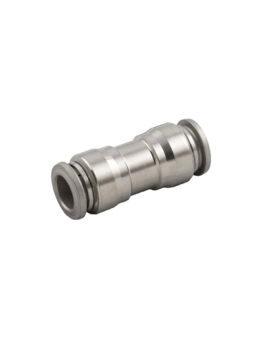 Intermediate straight tube fitting 6mm INOX Series 60000 - Aignep