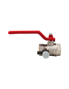 1 1/2 female shut-off valve with discharge valve - Aignep | ADAJUSA | price