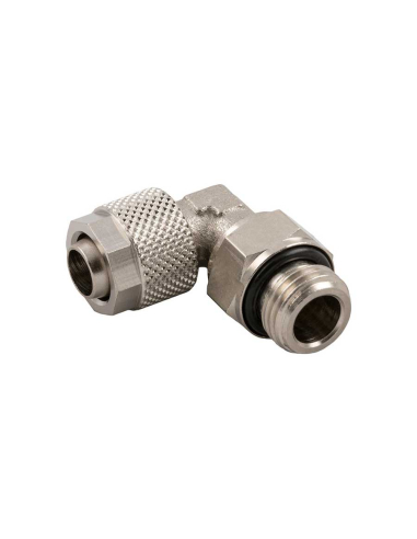 Male adjustable elbow fitting 1/8 tube 4/2.7 Series 1000 - Aignep